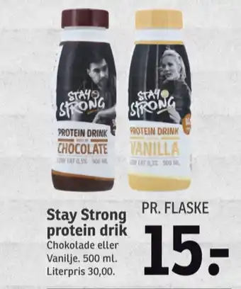 SPAR Stay strong proteindrik chokolade tilbud