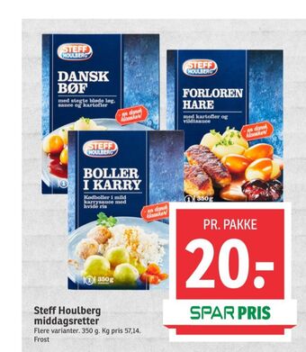 SPAR Steff houlberg færdigretter tilbud
