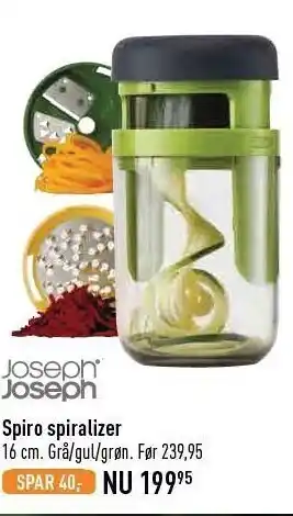 Spiro spiralizer