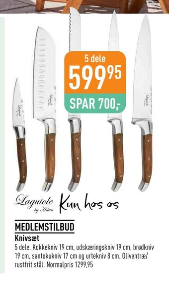 Imerco Knivsæt tilbud