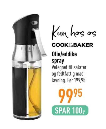Olie/eddike spray
