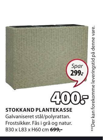 JYSK Stokkand Plantekasse tilbud