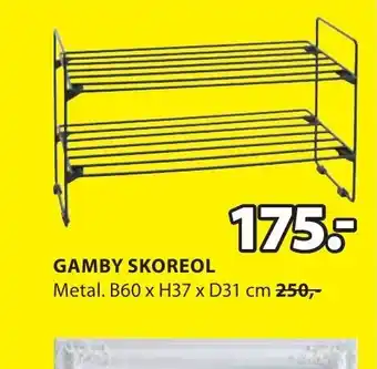 JYSK Gamby Skoreol tilbud