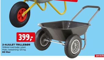 jem & fix 2-hjulet trillebør tilbud