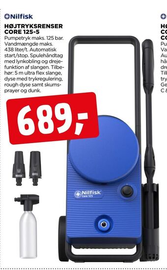 jem & fix Højtryksrenser core 125-5 tilbud