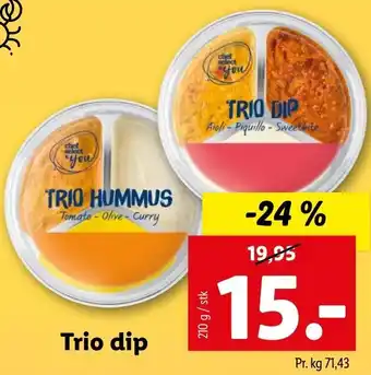 Lidl Trio Dip tilbud