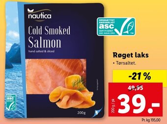 Lidl Røget Laks tilbud