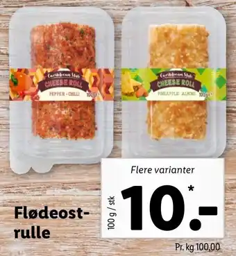 Lidl Flødeost Rulle 100g tilbud