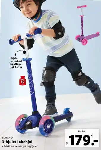 Lidl Playtive 3-Hjulet Løbehjul tilbud