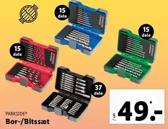 Lidl Parkside Bor/Bitssæt tilbud