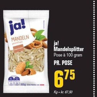 Otto Duborg ja! Mandelsplitter tilbud