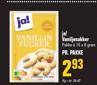 Otto Duborg ja! Vaniljesukker tilbud