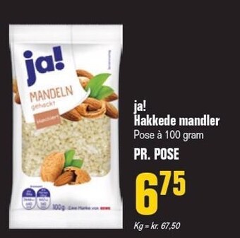 Otto Duborg ja! Hakkede mandler tilbud
