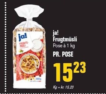 Otto Duborg ja! Frugtmüsli tilbud