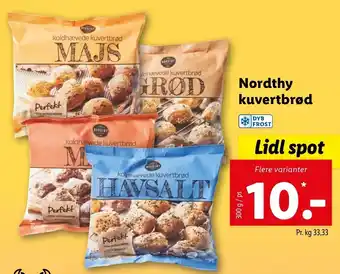 Lidl Nordthy Kuvertbrød 300 g tilbud