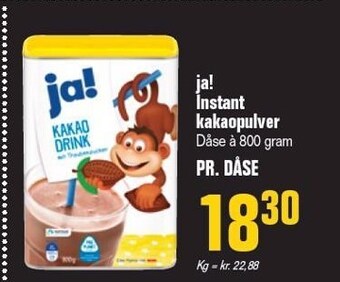 Otto Duborg ja! Instant kakaopulver tilbud