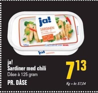 Otto Duborg ja! Sardiner med chili tilbud