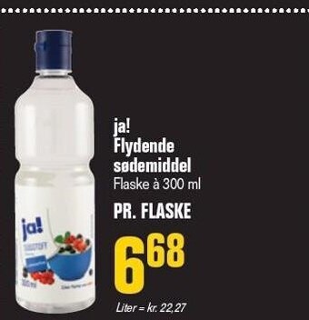 Otto Duborg ja! Flydende sødemiddel tilbud