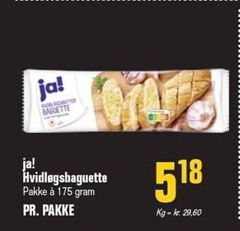 Hvidløgsbaguette
