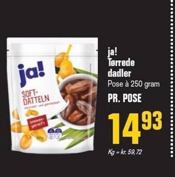 Poetzsch Padborg ja! Tørrede dadler tilbud