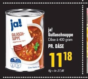 Poetzsch Padborg ja! Gullaschsuppe tilbud
