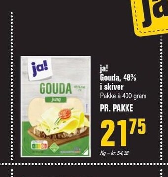 Poetzsch Padborg Ja! Gouda 48 % i skiver tilbud