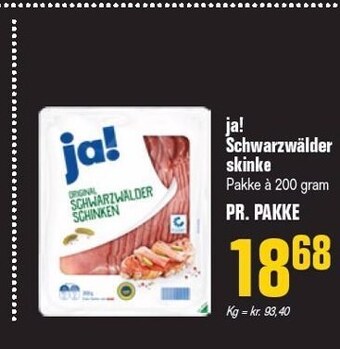 Poetzsch Padborg ja! Schwarzwälder skinke tilbud