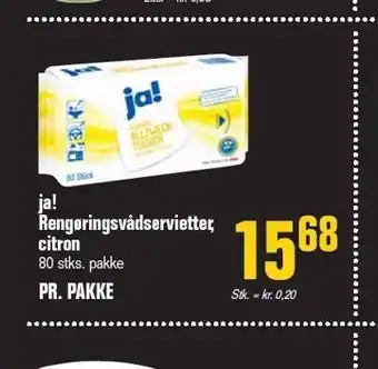 Poetzsch Padborg Rengøringsservietter, citron tilbud