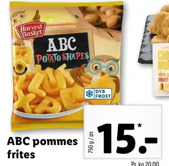 Lidl ABC Pommes Frites 750 g tilbud