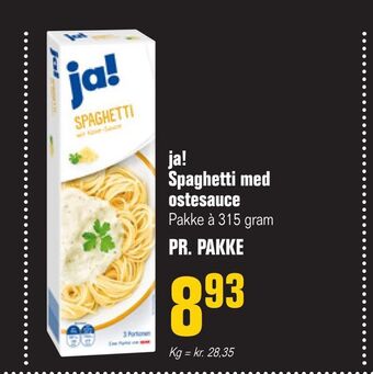 Otto Duborg ja! Spaghetti med ostesauce tilbud
