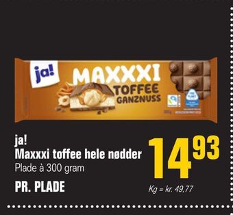 Poetzsch Padborg ja! Maxxxi toffee hele nødder tilbud