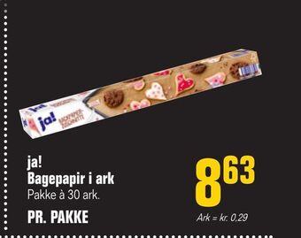 Poetzsch Padborg ja! Bagepapir i ark tilbud