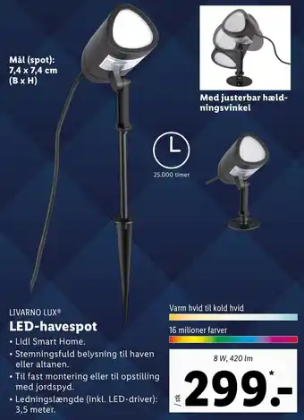 Livarno Lux Led Havespot
