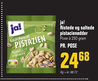 Poetzsch Padborg ja! Ristede og saltede pistacienødder tilbud