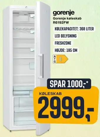 Skousen Gorenje Køleskab R6192FW tilbud