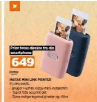 Power Instax Mini Link Printer tilbud