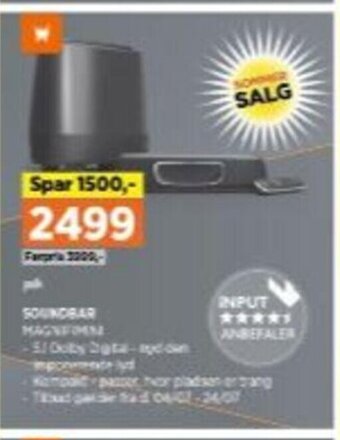 Power Soundbar tilbud