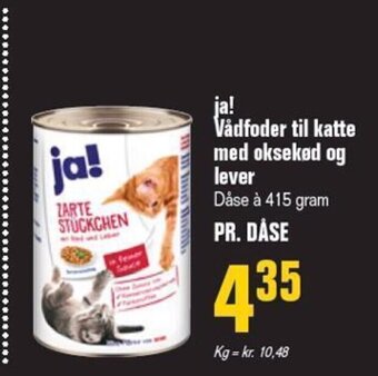 Otto Duborg Ja Vådfoder Til Katte Med Oksekød Og Lever tilbud