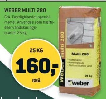 XL-BYG Weber Multi 280 tilbud