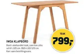 Iwoa Klapbord