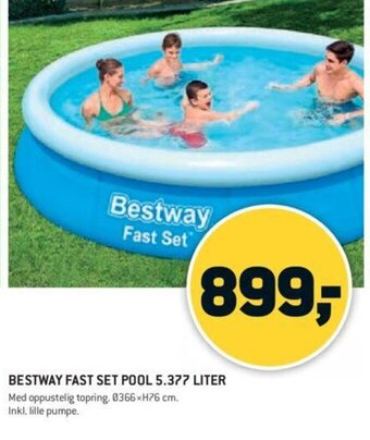 XL-BYG Bestway Fast Set Pool 5.377 Liter tilbud