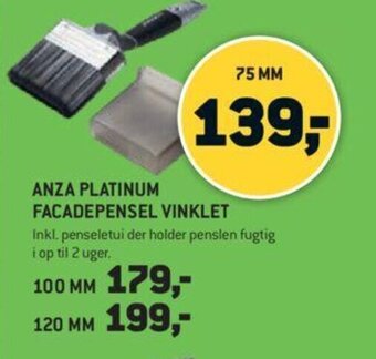 XL-BYG Anza Platinum Facadepensel Vinklet tilbud