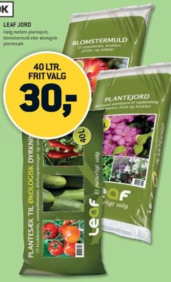 XL-BYG Leaf Jord tilbud