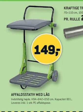 Affaldsstativ Med Låg