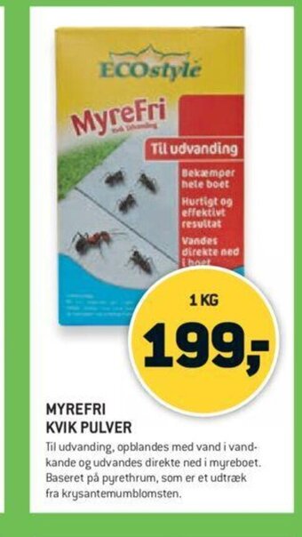 XL-BYG Myrefri Kvik Pulver tilbud