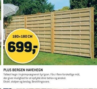 Plus Bergen Havehegn