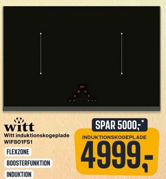 Skousen Witt Induktionskogeplade WIF801FS1 tilbud