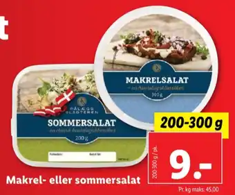 Lidl Pålægsslagteren sommersalat tilbud