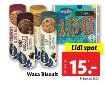 Lidl Wasa kiks tilbud