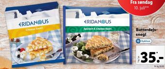 Lidl Eridanous færdigretter tilbud